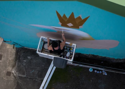 Milmurs production, Street-art, Martinique, Montréal, Ana Marietta - Festival Fort de France 2019