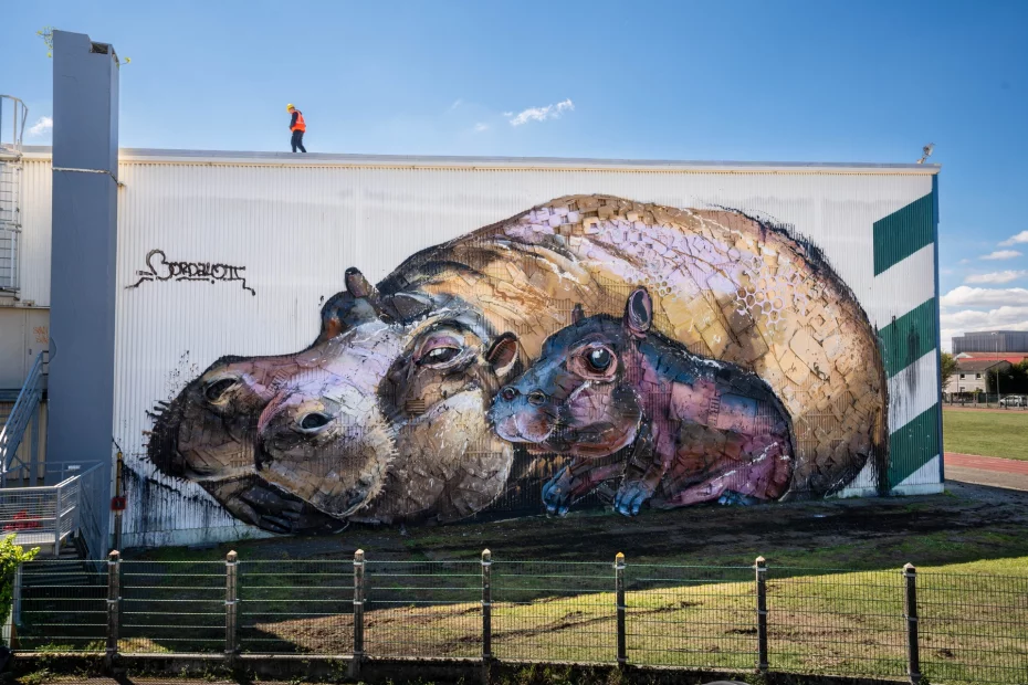 Bordalo - Festival Internationnal de Bègles, Bordeaux Métropole - Milmurs production - Art-Mural - Street-art