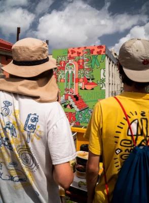 Milmurs production, Street-art, Martinique, Montréal, Brothers of light - festival fort de france 2019