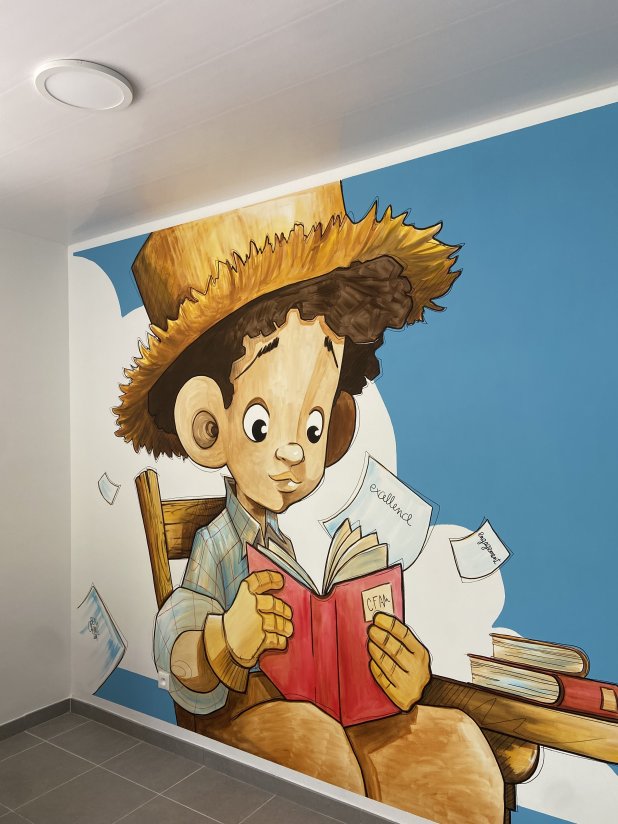 Milmurs production, Street-art, Martinique, Montréal, Aurélie-Argyre-Ehpad-St-Esprit-2024
