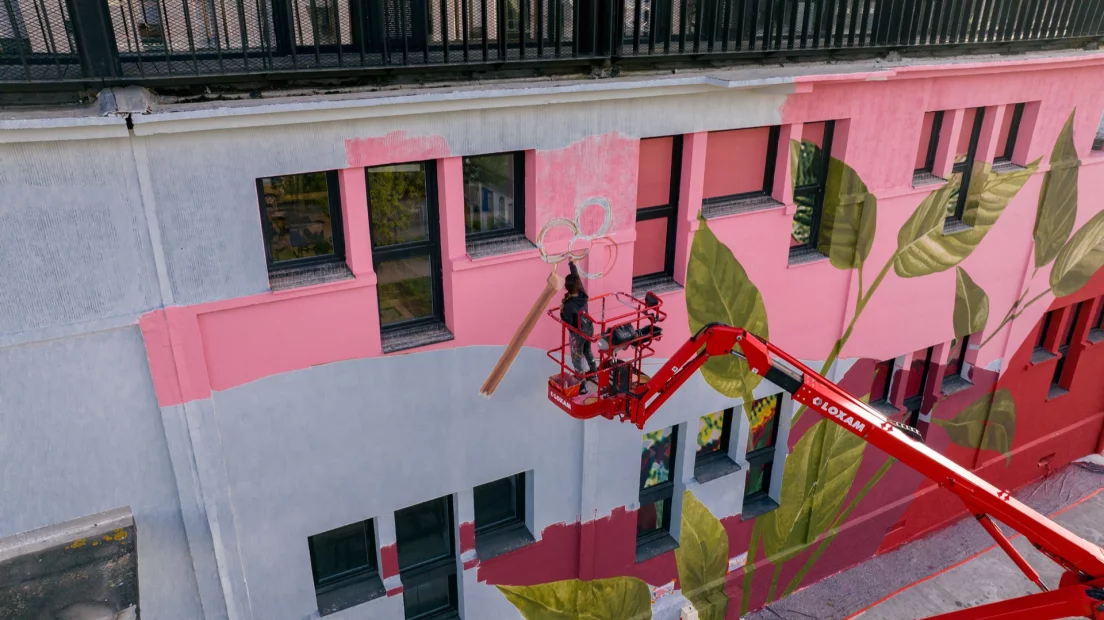 Conviés par Nadau Architecture, Milmurs a eu le privilège de produire la première édition du festival international d'art mural de la ville de Bègles.