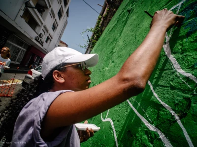 Milmurs production, Street-art, Martinique, Montréal, Helene Raffestin -festival fort de france 2019