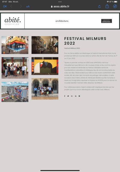 Milmurs production, Street-art, Martinique, Montréal, 3ttman - festival martinique 2022