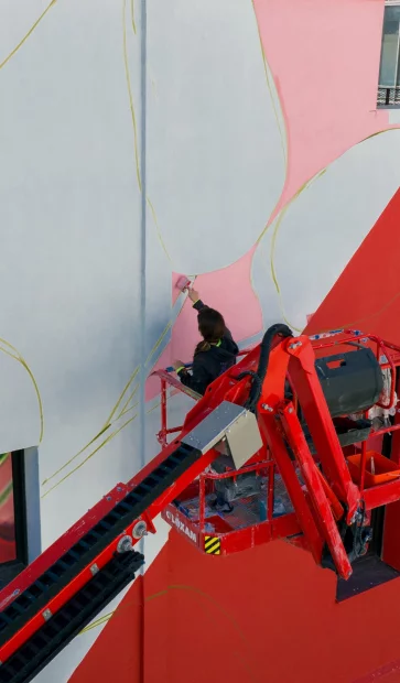 Nicole Salgar - festival Bègles 2023 - Milmurs Production - Street-Art - Art-mural
