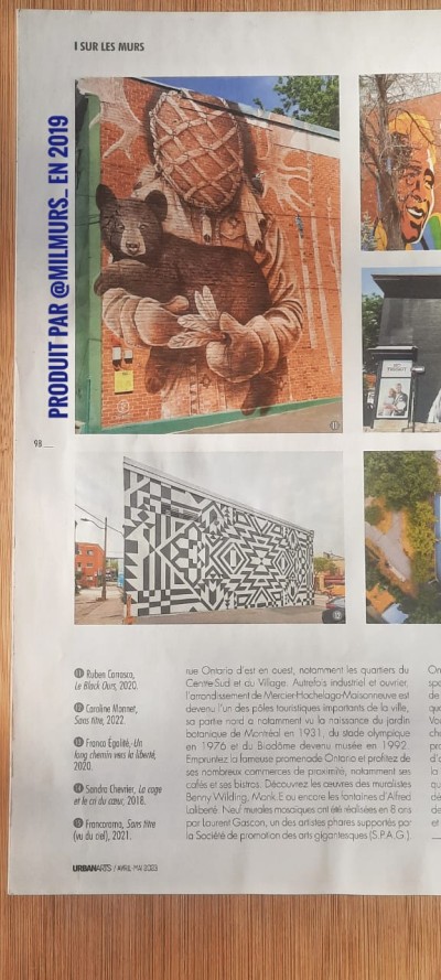 Milmurs production, Street-art, Martinique, Montréal, Ruben Carrasco - Festival Montréal 2020