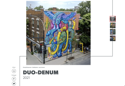 Milmurs production, Street-art, Martinique, Montréal, Danaé Brissonet - festival Montreal -  2021