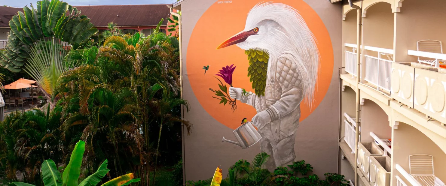 Ruben Carrasco | La Pagerie | Le Jardinier Milmurs production, Street-art, Martinique, Montréal